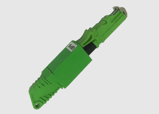 El varón de E2000/APC a unimodal femenino tapa en el atenuador óptico fijo 1-25dB